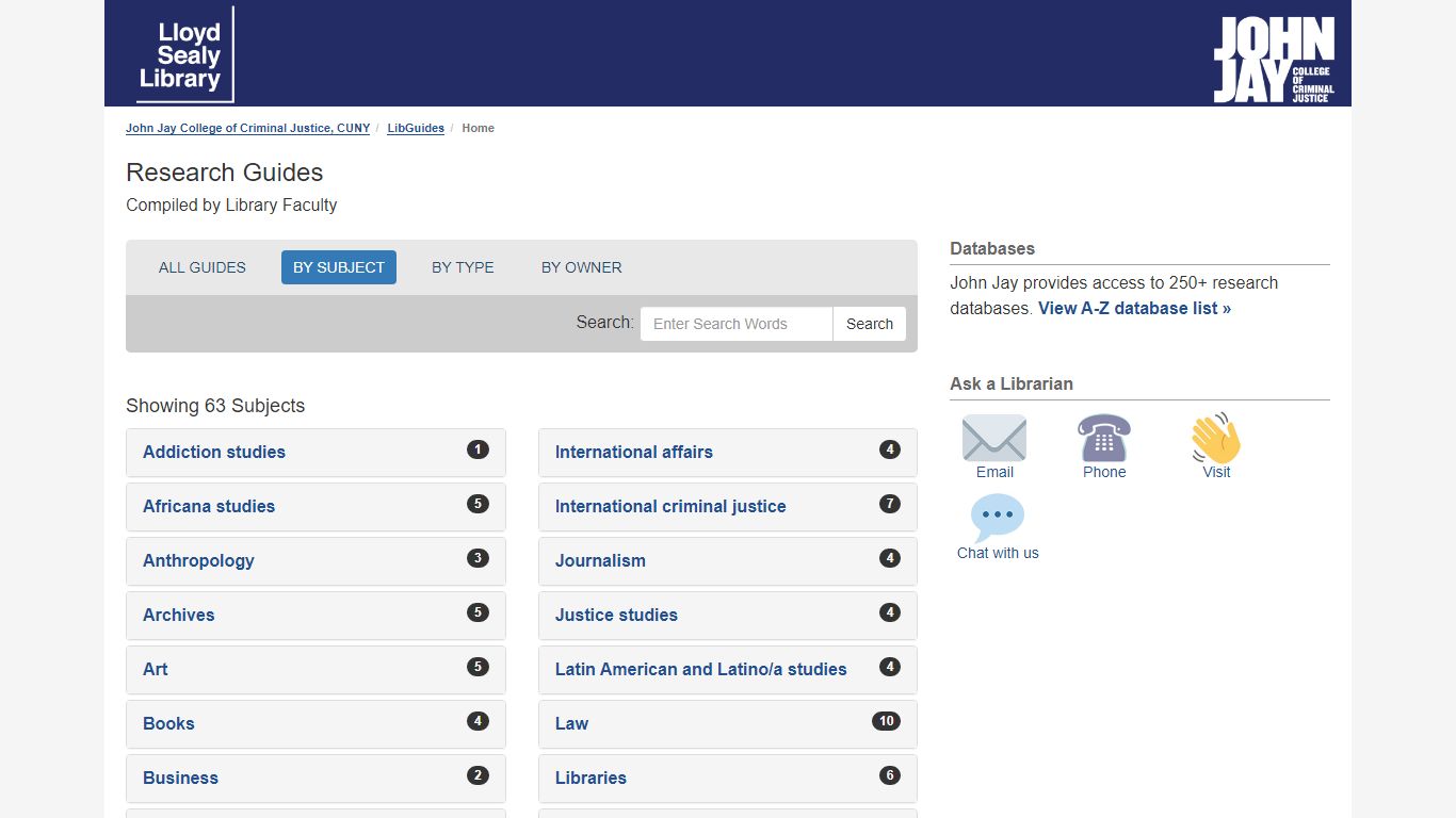 Finding Prisoner Information - LibGuides at John Jay College of ...